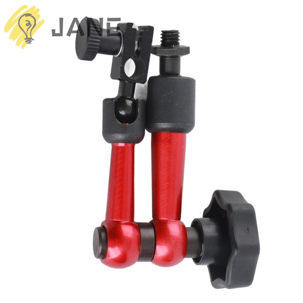 JANE ขาตั้งแขนแบบยืดหยุ่น,อลูมิเนียมอัลลอยด์ M5 Thread Universal Base Holder, Precision High Hardnes