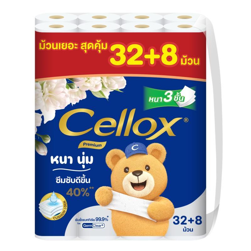 CELLOX กระดาษชำระ Purify Premium แพ็ค 32+8 ม้วน