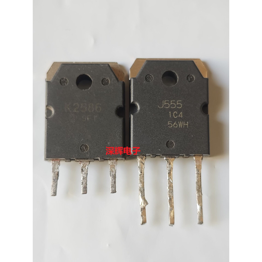 Original Disassembly Machine K2586 J555 2SK2586 2SJ555 Audio Power Amplifier จับคู่หลอดคู่ 5 หยวน TO