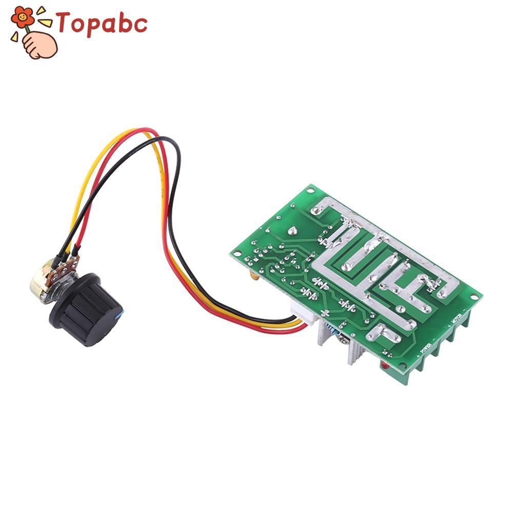 TOPABCLE PWM มอเตอร์ควบคุมความเร็ว, 20A 1200W Max DC มอเตอร์โมดูล,ทนทาน PWM ควบคุม 10-60V DC มอเตอร์