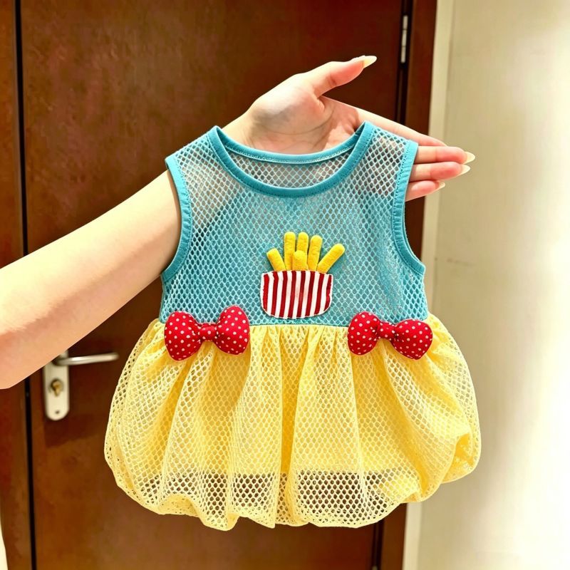[สินค้าใหม่] Pet Dog Cat Mesh Pettiskirt