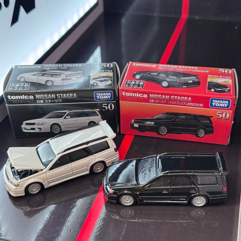 โมเดลรถ รถของเล่นเด็กผู้ชาย TOMY เครื่องประดับรถโลหะผสม TOMICA TOMICA Ultimate Black Box TP50 Nissan