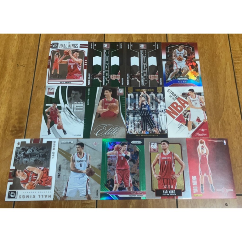 Nba Star Card Panini Rockets YAO MING YAO MING Puka Teka อัลบั้มการ์ดจํากัด