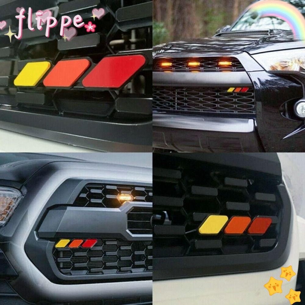 FIPE 3 Grille Badge สําหรับ Tacoma 4Runner Scratch Protector สําหรับ Toyota รถป้องกัน