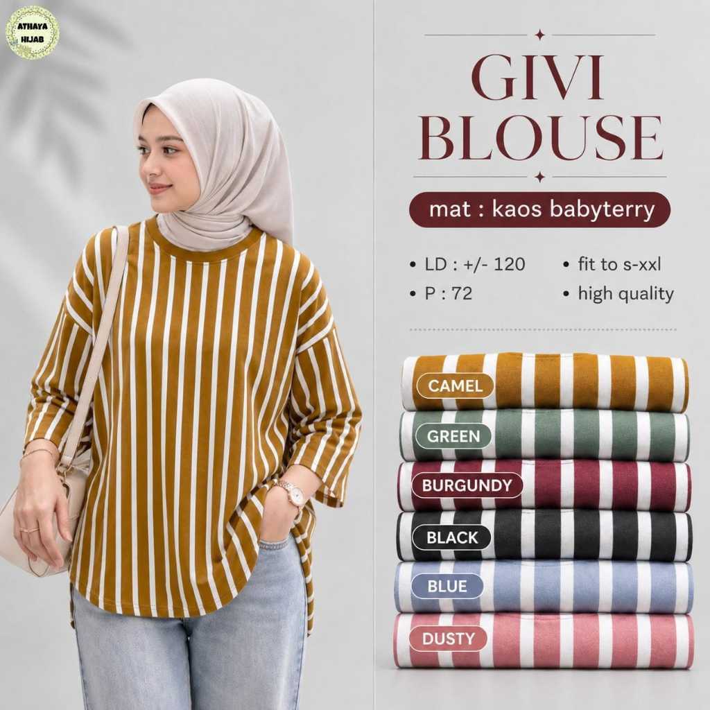 3108 GIVI BLOUSE โดย AtHAYA DAILY WEAR
