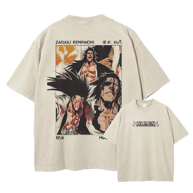 美夏季BLEACH 动漫卡通通心菜 เสื้อยืดหลวมฤดูร้อน BLEACH การ์ตูนน้ํา wanghuiyuan1013.my20260831