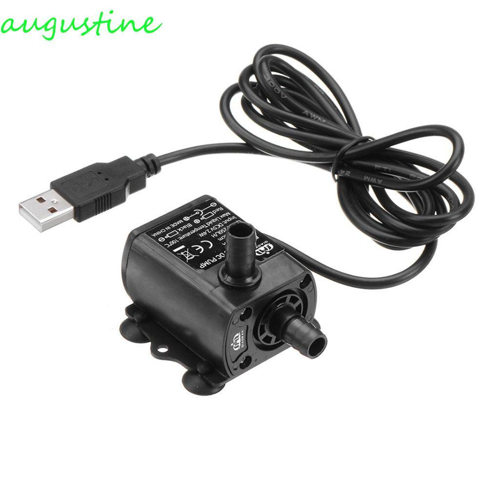 AUGUSTINE ปั๊มจุ่ม, 5V 2.4W 4.8W Ultra-quiet Mini ภูมิทัศน์ปั๊มน้ําหมุนเวียน, Camping Supplies กันน้