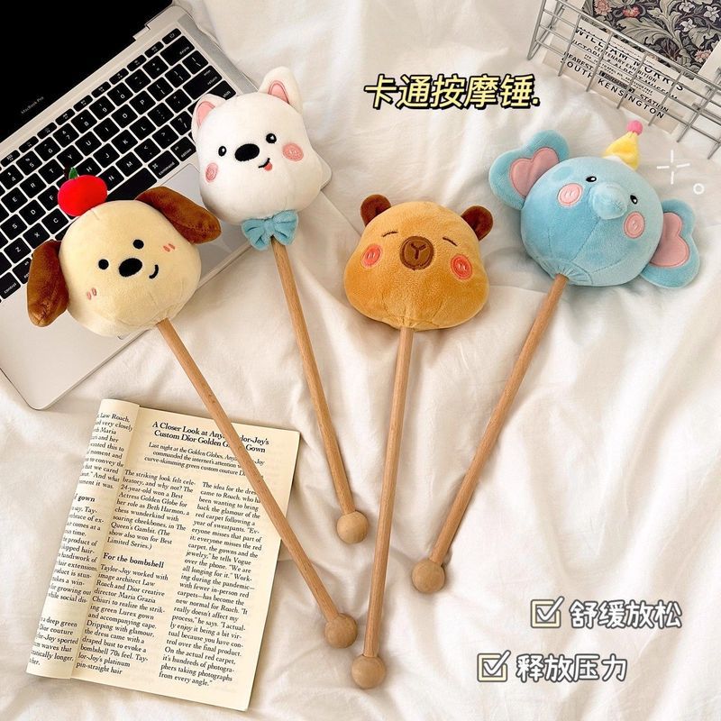 ค้อนนวด Beating Hammer Stick การ์ตูนน่ารัก Plush ค้อนขนาดเล็กคอไหล่ Meridian Beating Back Beating อุ