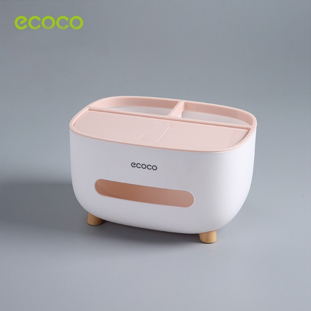 Multi-functional Ecoco Minimalist Tissue Paper Box, Remote Control Holder Tissue Paper Box