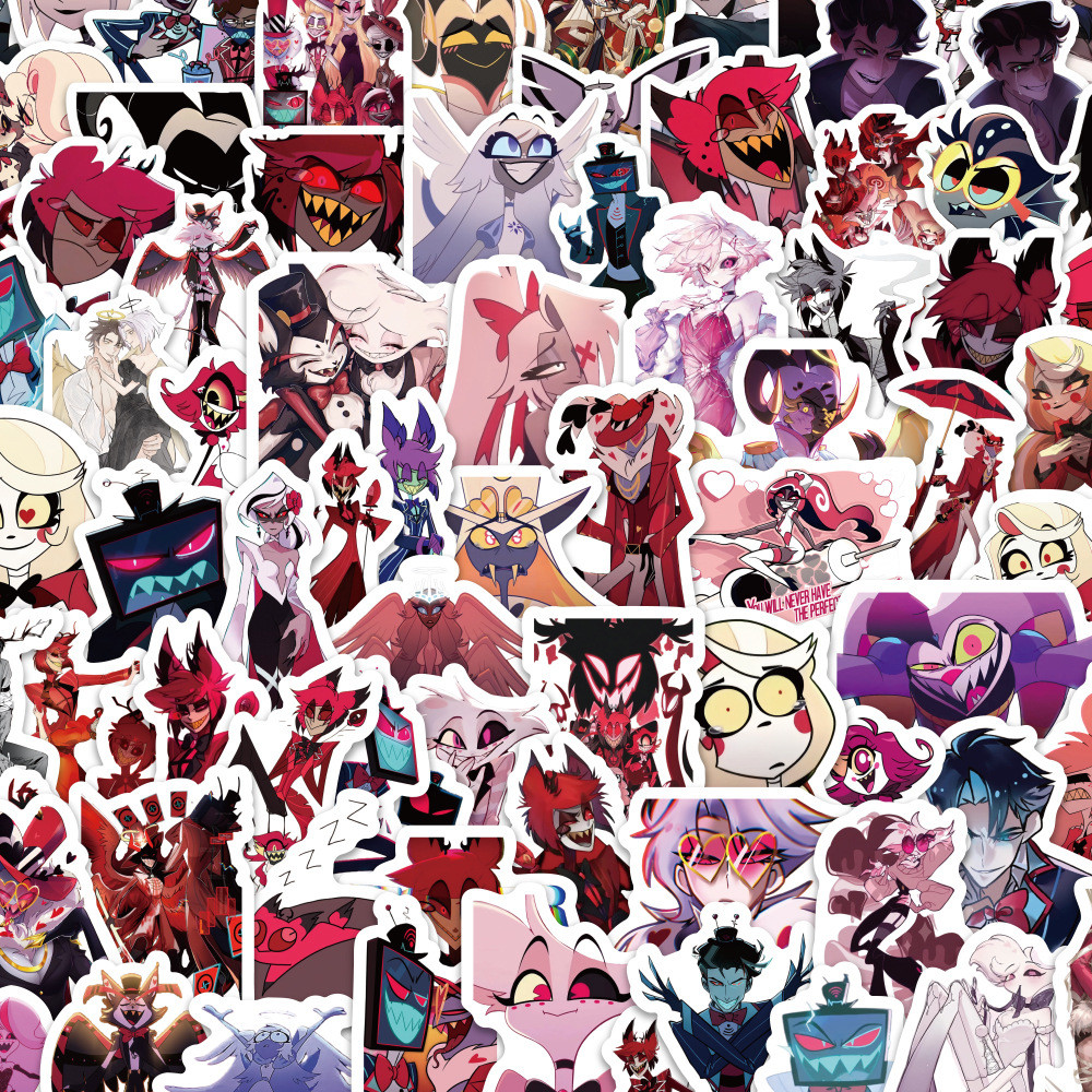 8-105pcs Manhwa มังงะ YURI บน ICE Re:Zero Monkey D Luffy Hazbin โรงแรมเริ่มต้นชีวิตในอีกโลกสติกเกอร์