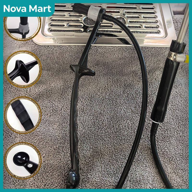 NOVA Mart แปรงทำความสะอาดกาแฟแบบปรับได้สำหรับเครื่องชงกาแฟ-เครื่องมือบาริสต้า