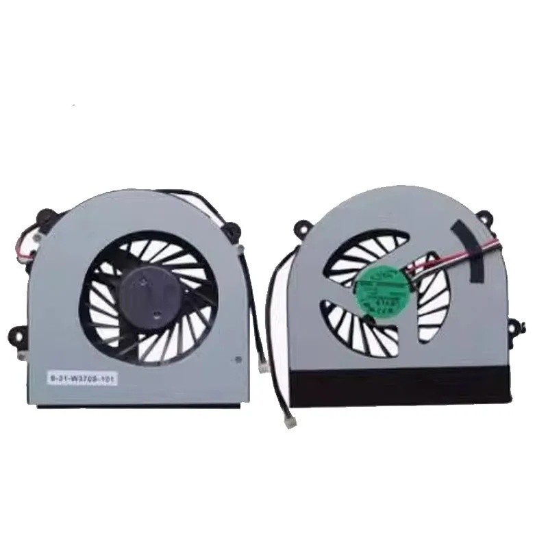 แล็ปท็อปพัดลม CPU Cooler สําหรับ Clevo W150ER W350 W350ST W370ET W370ST W230SD W230ST K590S หม้อน้ํา