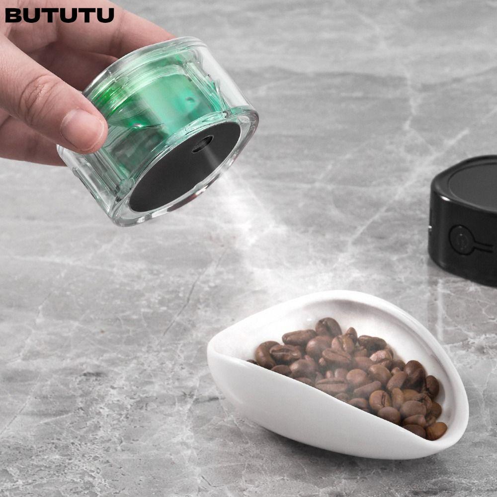 BUTU Anti-Static Coffee Bean Atomizer, ฐานแม่เหล็ก 20ML ความจุกาแฟ Bean ขวดสเปรย์, Nano Mist Anti-St
