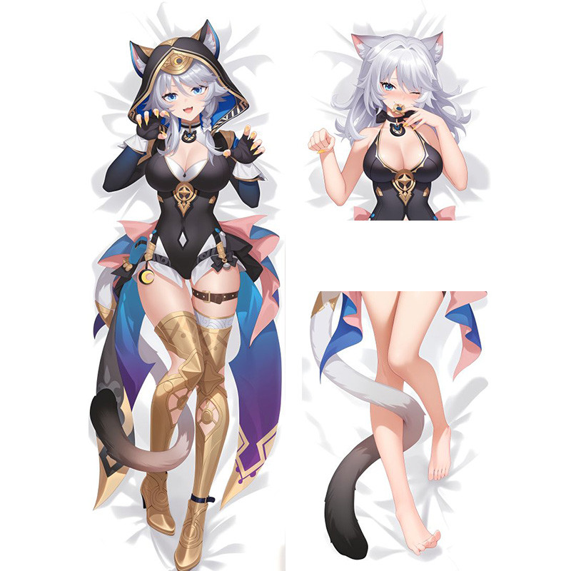 Cifera Cipher Honkai Star Rail Dakimakura กอดหมอนอะนิเมะแมวสาวสองด้านพิมพ์ปลอกหมอน