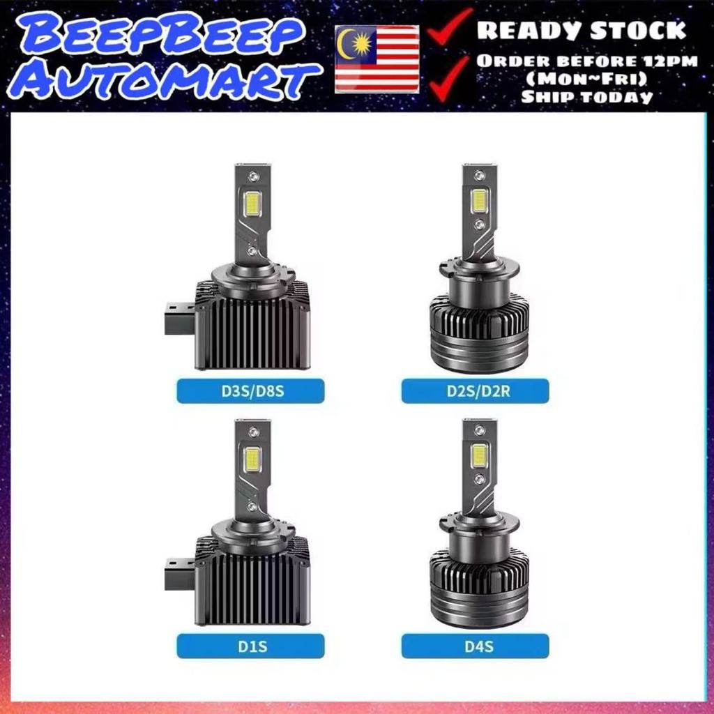2PCS D-Series รถ LED 1:1 Match ไฟหน้าไฟหน้า D1S D2S D3S D4S D5S D8S Super Bright Canbus LED PLUG & P