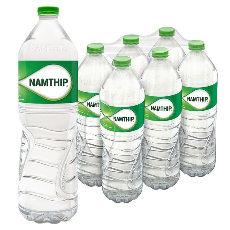 น้ำทิพย์น้ำดื่ม 1.5ลิตร แพค 6 Namthip Drinking Water 1.5ltr. Pack 6