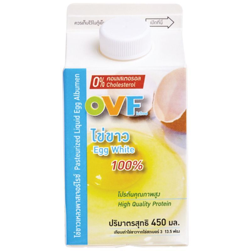 โอวีเอฟไข่ขาว 450มล. OVF Egg White 450ml.