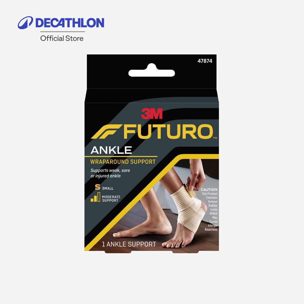 Decathlon FUTURO Wraparound Ankle Support อุปกรณ์พยุงข้อเท้า ชนิดเพิ่มความกระชับ