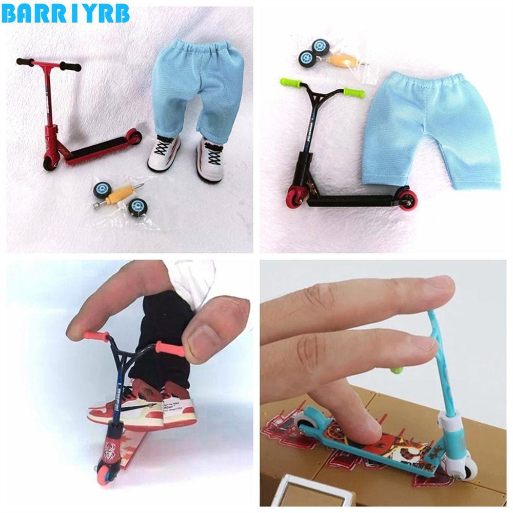 BARR1YRB Mini Scooter, Finger Training Scooter รุ่น Finger Scooter, ความแปลกใหม่ Fingerboard จําลองส