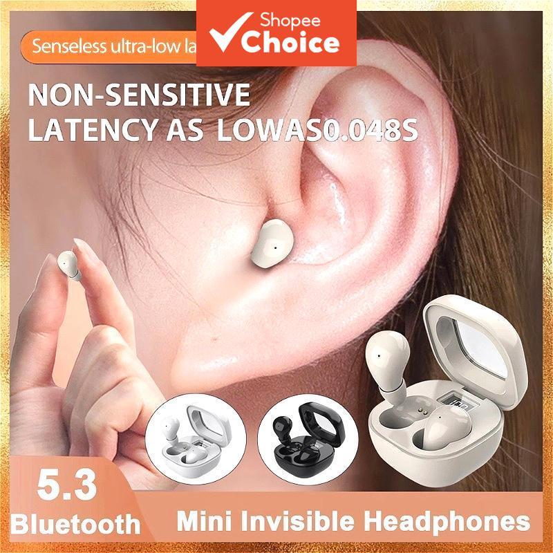 SK19 หูฟังที่มองไม่เห็น Sleep Earsets ไร้สายบลูทูธหูฟังกันน้ําลดเสียงรบกวน Earpiece ไฮไฟสเตอริโอกีฬา