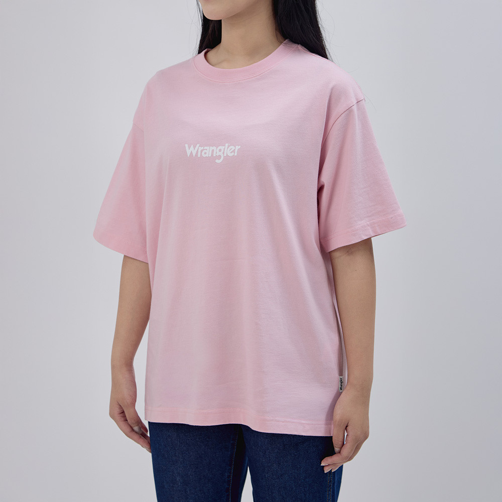 WRANGLER เสื้อยืดแขนสั้นผู้หญิง คอลเลคชั่น Everyday ทรง Relaxed รุ่น WR F325WTSSN05 สีชมพู — صورة 3