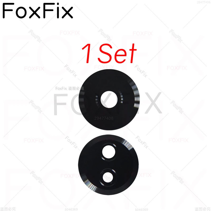 เลนส์กล้องด้านหลังสําหรับ Honor X5 Plus ฝาครอบกระจกกล้องด้านหลังพร้อมสติกเกอร์กาว WOD-LX1 WOD-LX2 WO