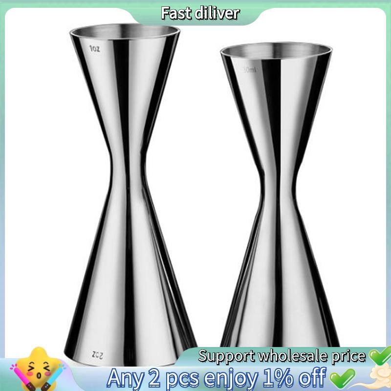 HJ-Bar Jigger Double Cocktail Jigger Bar วัดเครื่องมือบาร์ 30/60Ml, 30/45Ml ค็อกเทล Shaker สําหรับ P