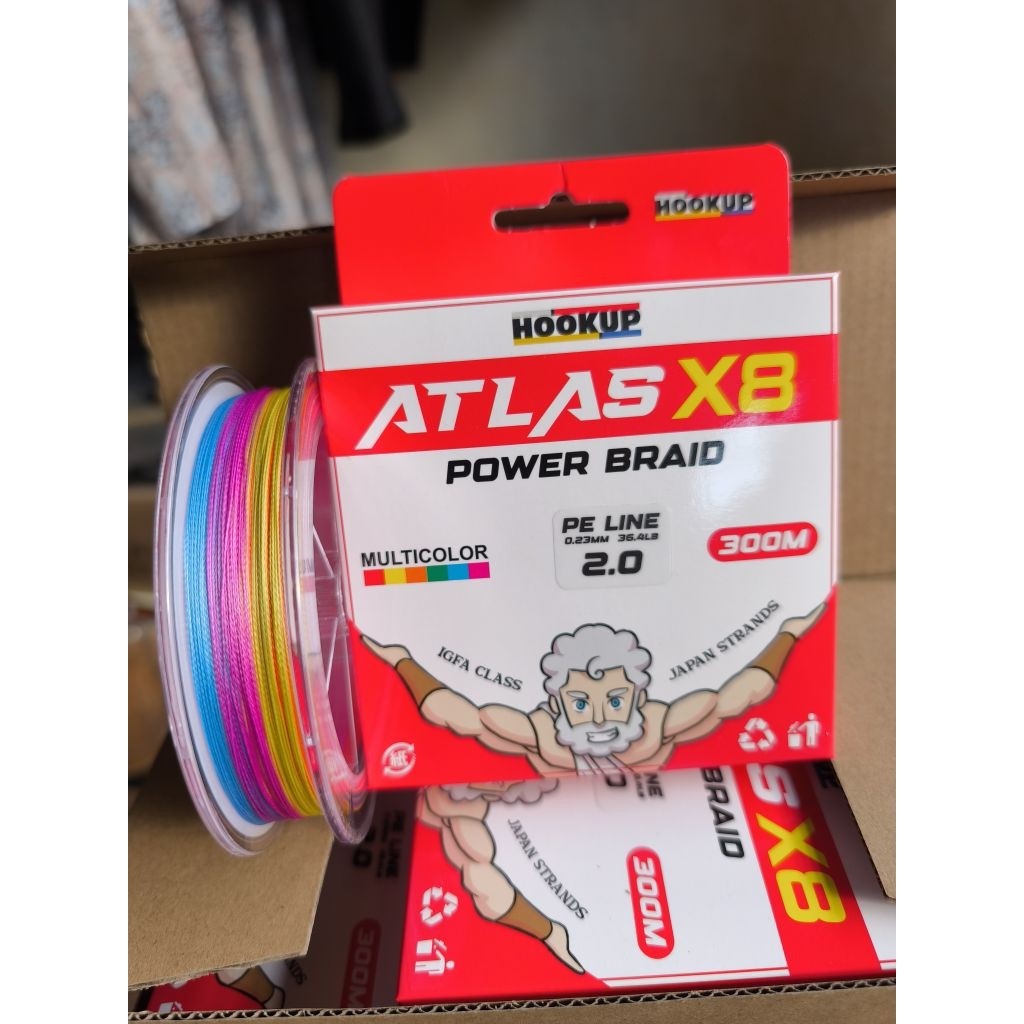 ATLAS X8 HOOKUP PE THEAD 300 เมตร
