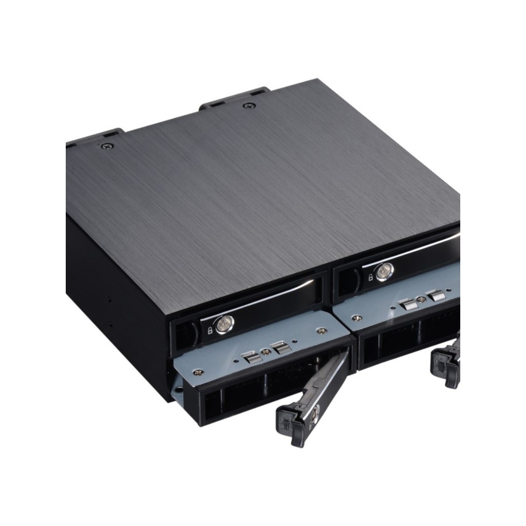 ไดรฟ์ออปติคอลตําแหน่งการจัดเก็บ 8 ซม. 4 ตําแหน่งดิสก์ SATA Hot Swap กล่องฮาร์ดดิสก์ MiniSAS อินเทอร์