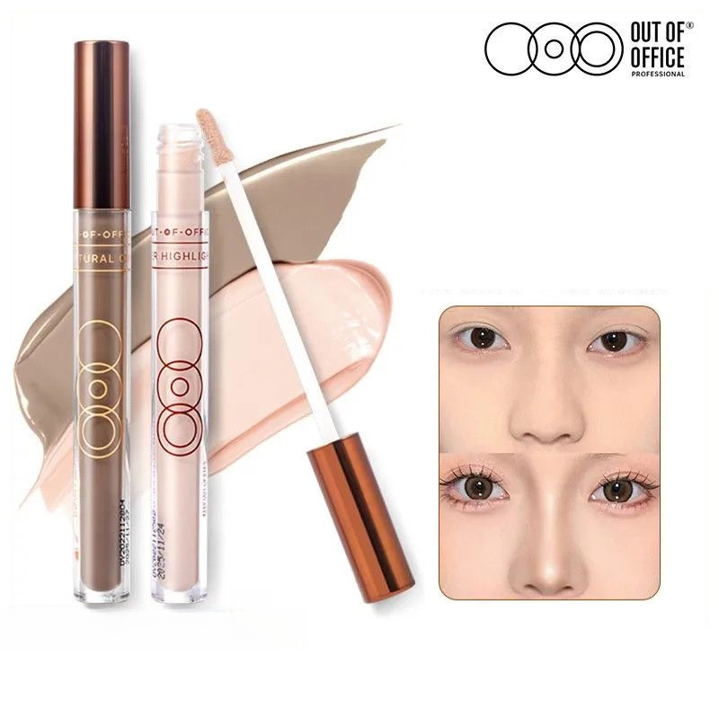 OUTOFOFFICE Contour Liquid OOO Light Shadow CP ไฮไลท์สว่างและเงาเงาเงาจมูกสองสี