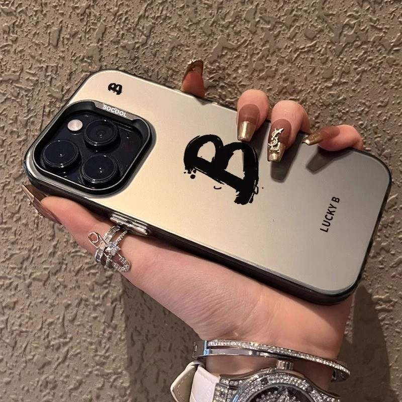 ตัวอักษรนำโชค กันน้ำ กันตก ทนทาน ใช้ได้กับ Samsung A53-A06 และ iPhone 17/16/15/14/13/12/11/X/XR รุ่น LJHMSCY110