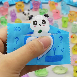 GeeToy 20 ชิ้น แบบสุ่ม สัตว์น่ารักเซอร์ไพรส์! ของเล่นถุงปริศนา ตัวเล็กเรืองแสงได้ น่ารักสะสมได้