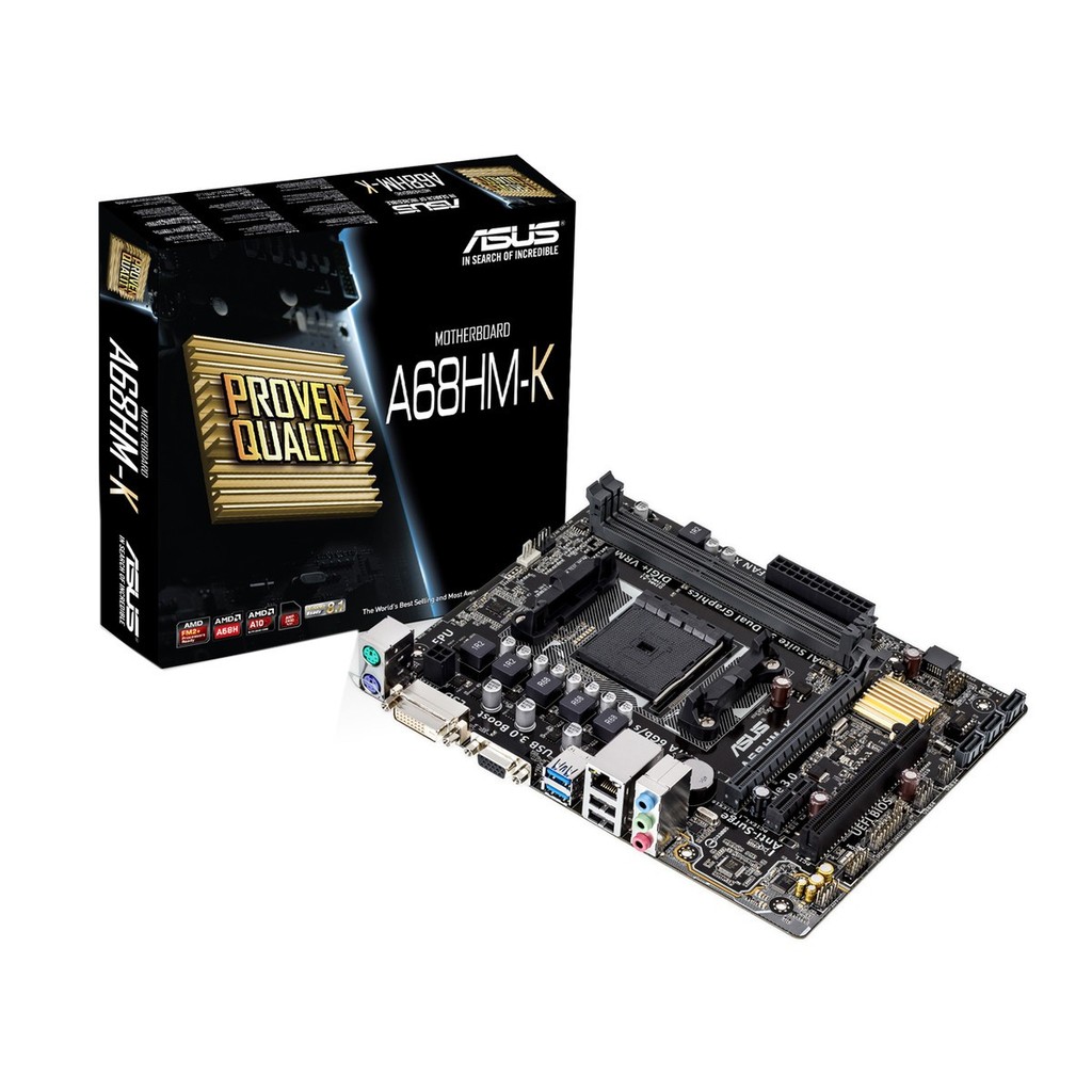 Asus/Asus A68HM-KE A68 เมนบอร์ด Solid State FM2 + รองรับ 740K 860K 7860K