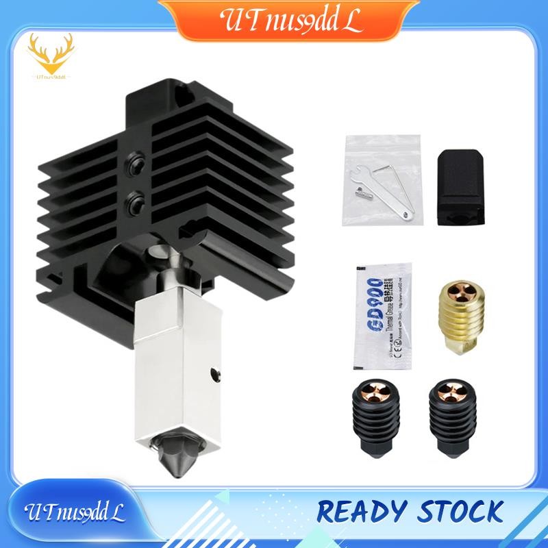 [UTnus9ddL] สําหรับเครื่องพิมพ์ 3D Burmb Labs Hotend P1P/P1S ที่มีเหล็กแข็งแบบถอดได้ 0.4 มม. หัวฉีด 