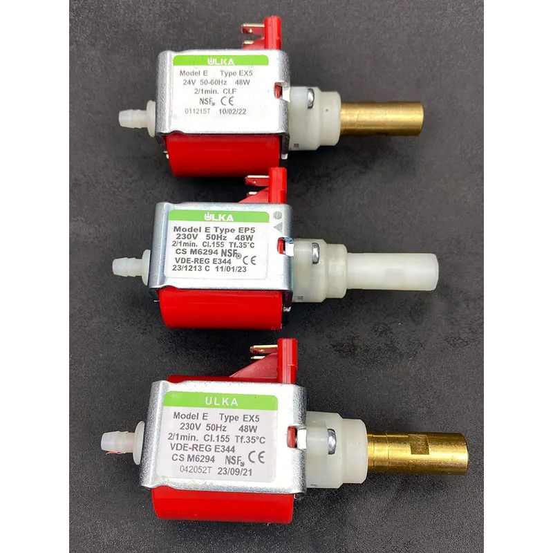 ผลิตในอิตาลี ต้นฉบับ UlKA EP4/EP5/EX5/EX7 230V 24V เครื่องชงกาแฟปั๊มน้ําเครื่องทําความสะอาด booster 