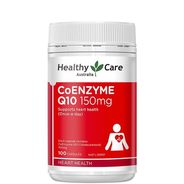 HealthyCare Coenzyme Q10 Soft 150mg Coenzyme Protect Heart Product 100 แคปซูล rstgh1016