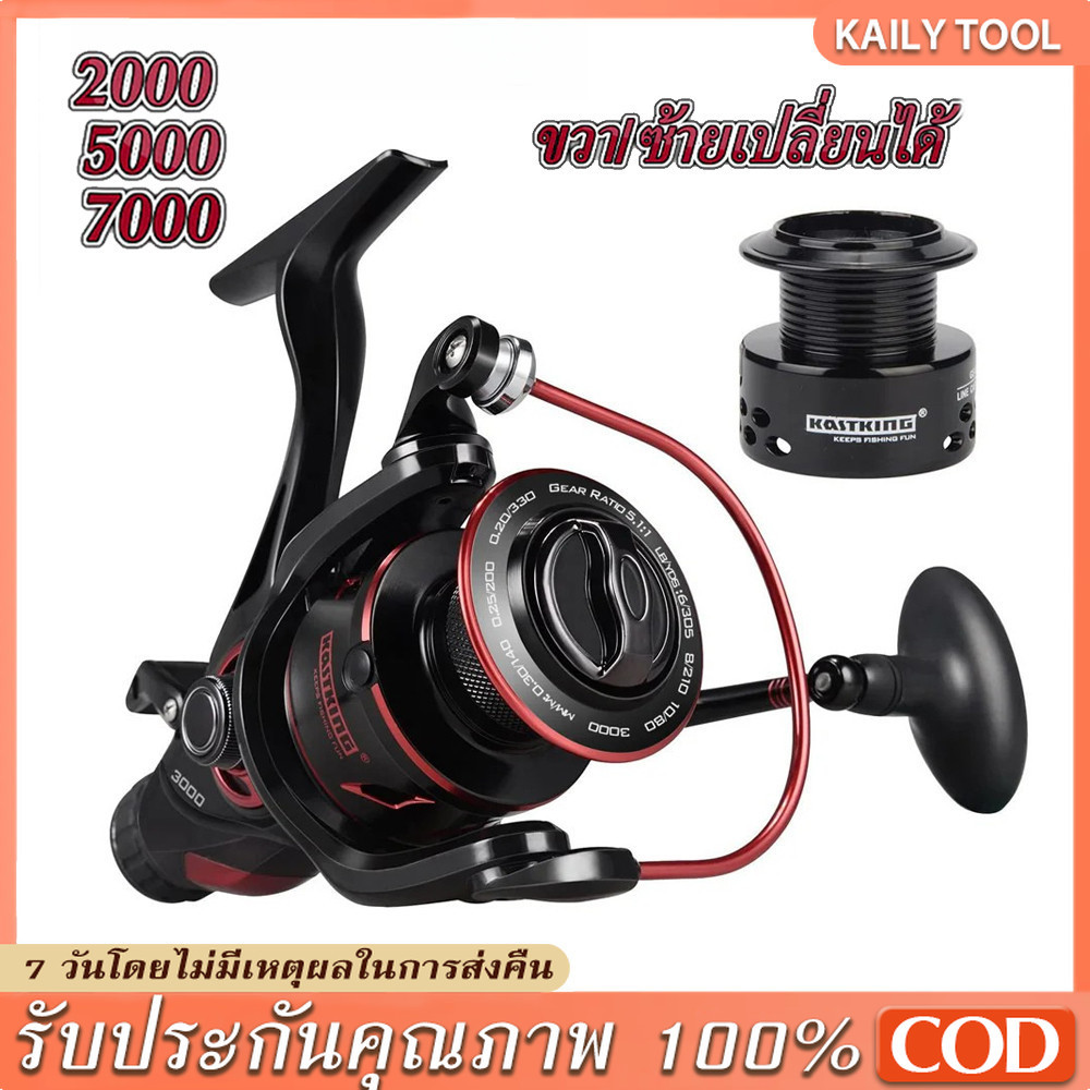 รอกหมาป่า รอกตกปลา LK5000 อกชิมาโน่ รอกหยดน้ำถูกๆ รีลปั่น รอกเบส รอกตกปลา โยกโลหะเต็มรูปแบบ รอก สปิน สปินนิ่ง เบ็ดตกปลา