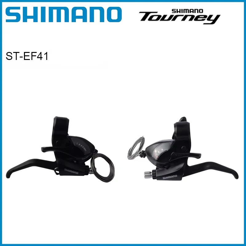 SHIMANO TOURNEY ST EF41 ควบคุมการเปลี่ยนเกียร์ 3x7S และ 3x6S สำหรับจักรยาน MTB พร้อมเบรกคันโยก