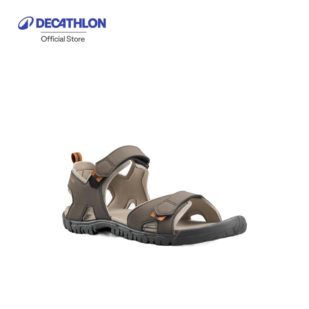 Decathlon Men'S Walking Sandals - Nh100 รองเท้ารัดส้นสำหรับผู้ชาย รุ่น NH100 - Brown