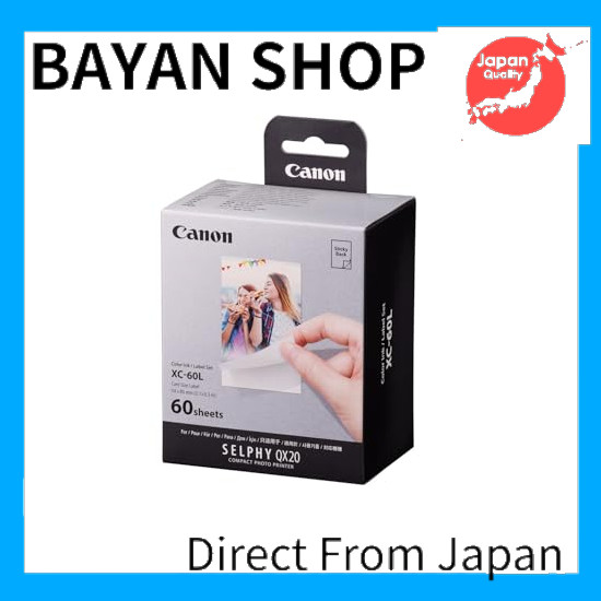 【Direct from Japan】 Canon QX20 Color Ink/Label Set XC-60L