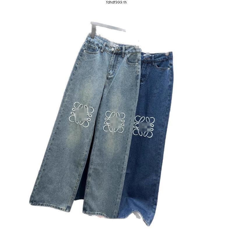 Tataos BANGKOK LOWE PANTS CULOT TROUSERS โลโก้ EMBROIDERED TAG LABEL SOFT กางเกงยีนส์ STRECH นําเข้า