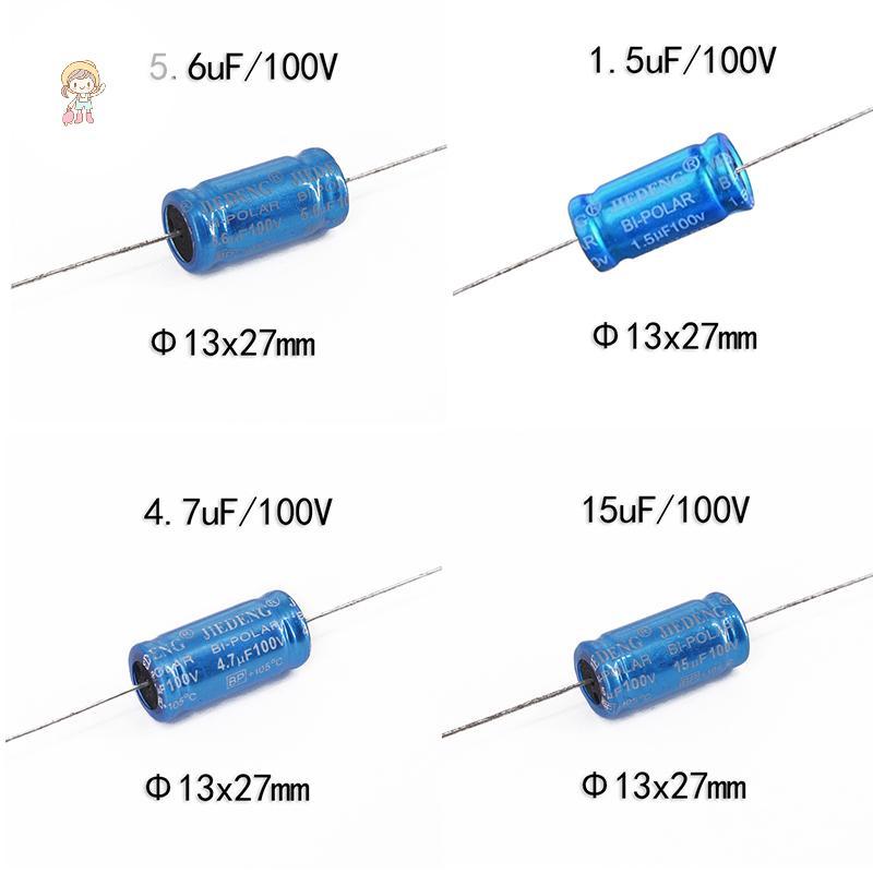 FOT 10PCS Audio Capacitor MKP ความถี่ Divider Crossover Non-Polarity Capacitor 100V 10uF 3.3uF 2.2uF