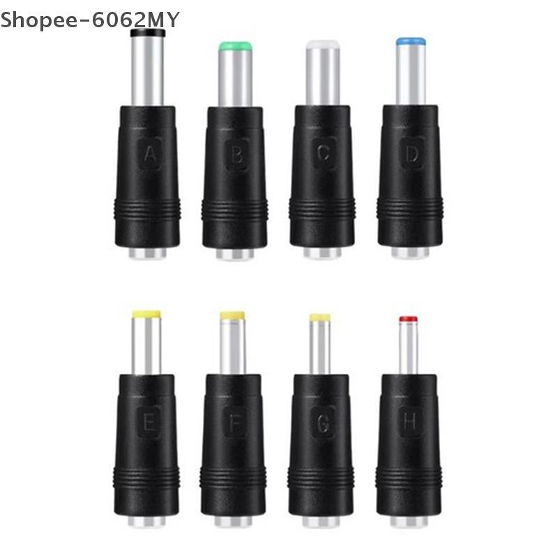 [หลัก] 8 in1 Multi Types 5V USB to DC ถึง 5.5*2.1 มม.สายชาร์จ USB อะแดปเตอร์แปลงปลั๊กไฟสําหรับแล็ปท็