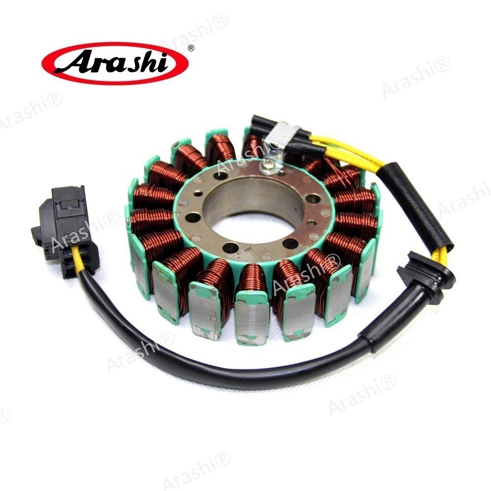 Arashi เครื่องยนต์เครื่องกําเนิดไฟฟ้าคอยล์จุดระเบิดสเตเตอร์สําหรับฮอนด้า VFR800 / VFR800A INTERCEPTO