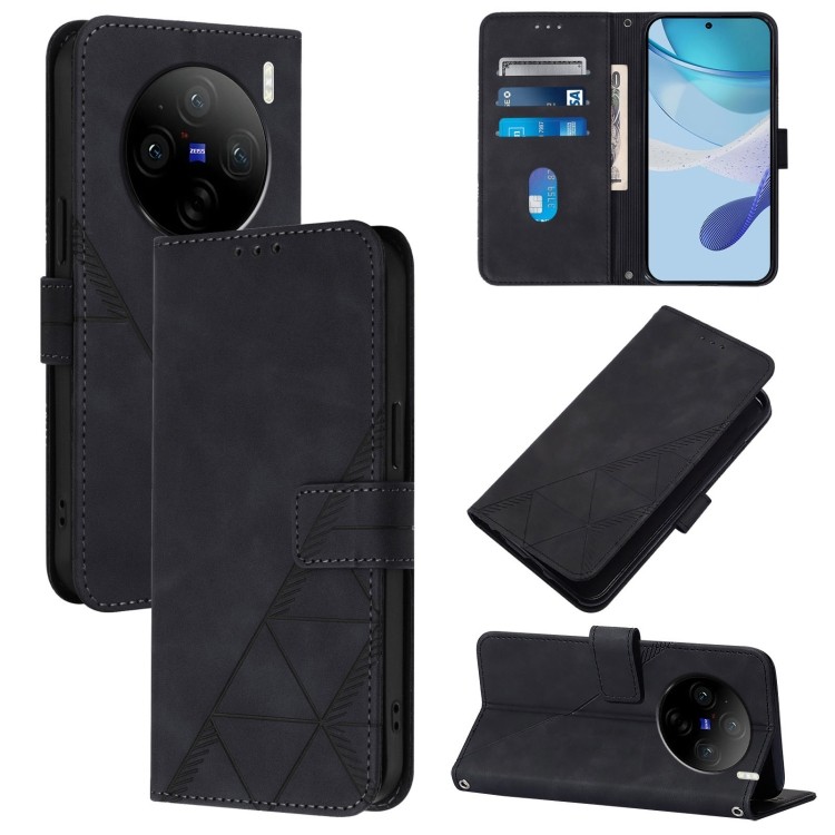 เตรียมจัดส่ง Crossbody 3D นูนหนังเคสโทรศัพท์สําหรับ vivo X100/vivo X100 Pro/vivo S19 Pro/vivo Y28 4G