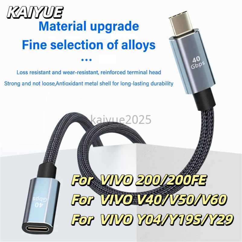 สําหรับ Thunderbolt 4 3 ประเภท C 40Gbps USB-C ชายหญิง Monitor PD 100W 8K Video Dock Station USB4 ขยา