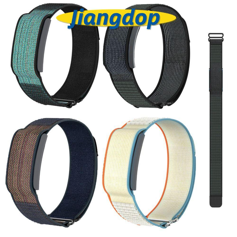 JIANG สายรัดไนลอนทออุปกรณ์เสริมสายถักสําหรับ Amazfit Helio Strap