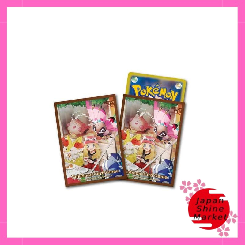 Pokémon Card Game Deck Shield, Serena Sleeves, Contains 64 pieces, 66×92 mm.