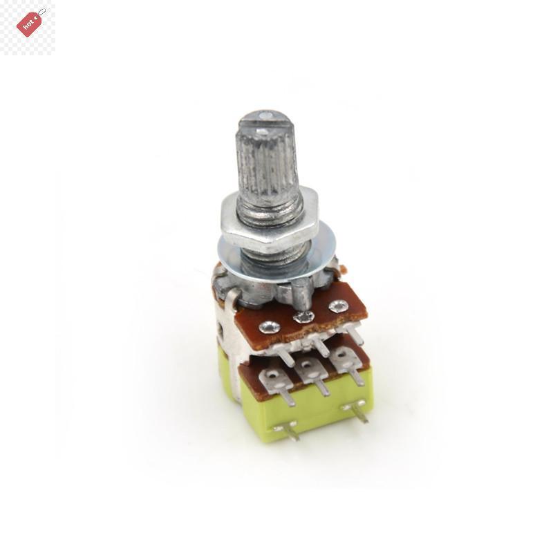 ALIK B50K 50K Ohm Dual Linear Taper Volume Control Switchesometer Switch TH