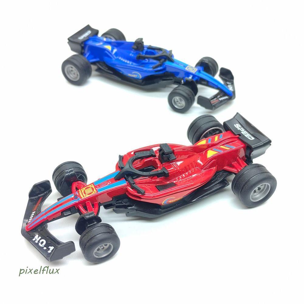PIXELFLUX F1 Race Car Model Toy, Drift Track Edition F1 Race Car Toys, Formula One Slick Rubber Smoo